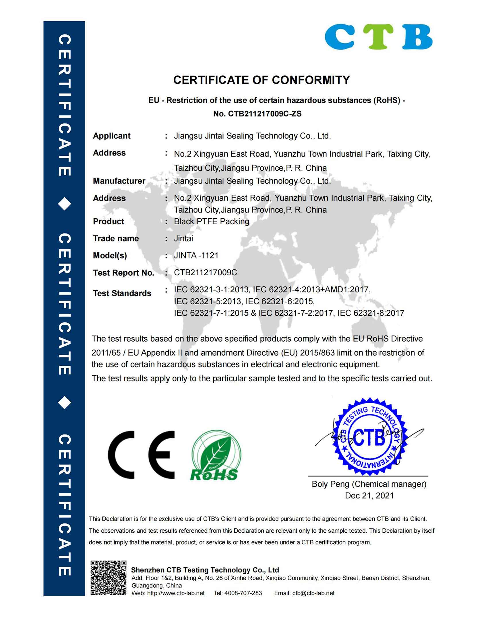 Itim na PTFE Packing (2)